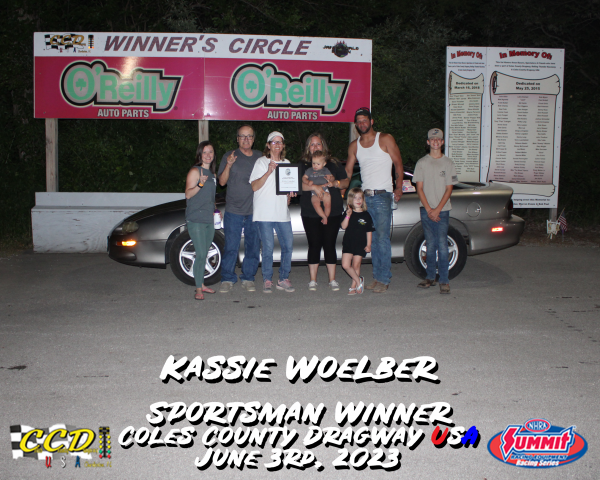 Kassie Woelber Sportsman Winner June 3, 2023