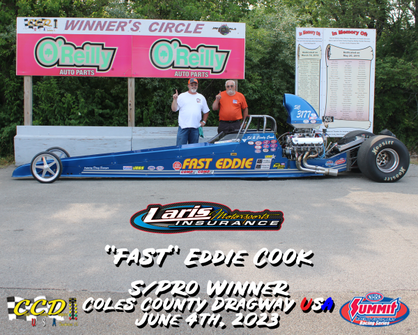 "Fast" Eddie Cook S/Pro Win June 4, 2023