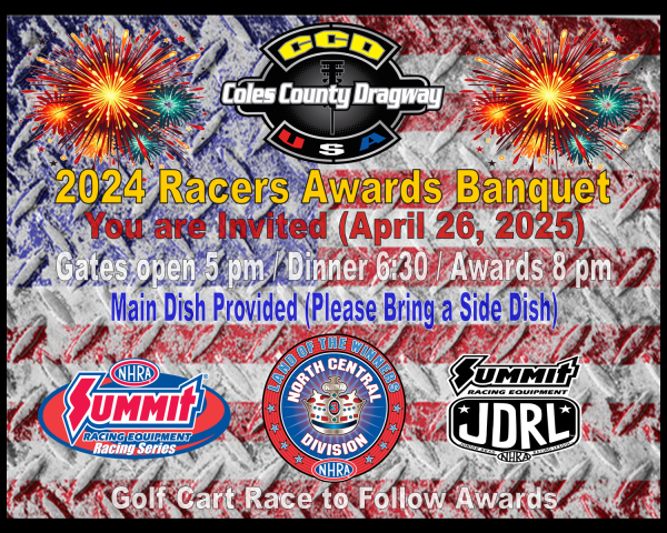 2024 Racers Awards Banquet Invite