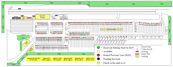 2025 Reserved Parking Map