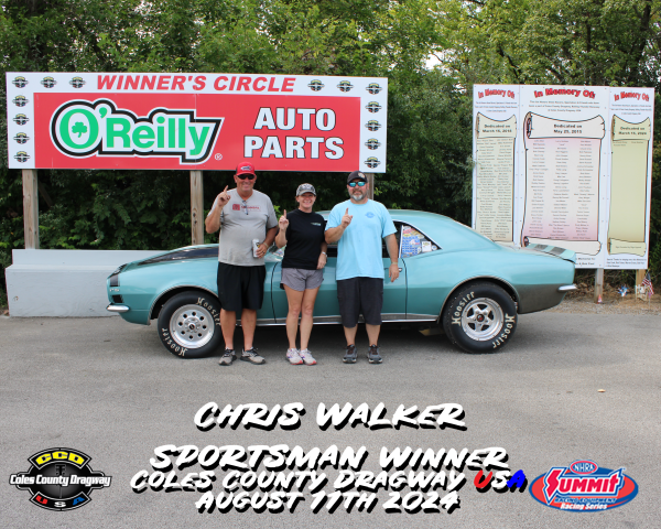 Sportsman Winner - Chris Walker