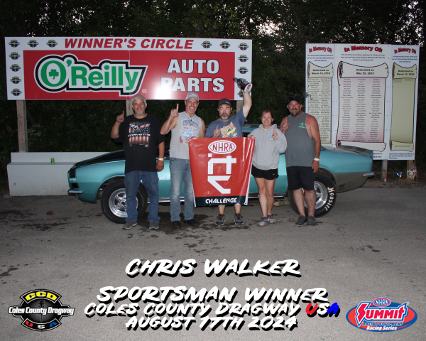 Sportsman Winner - Chris Walker