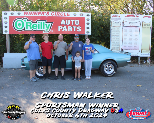 Sportsman Winner - Chris Walker