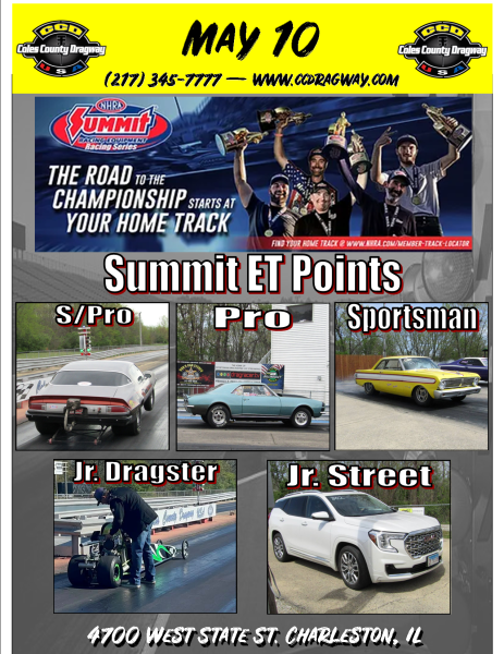 Coles County Dragway Weekly Flyer Preview