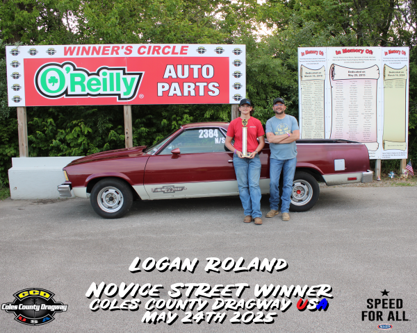 Novice Street Winner - Logan Roland