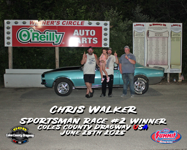 Sportsman Winner - Chris Walker