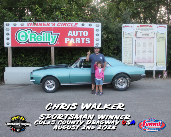 Sportsman Winner - Chris Walker