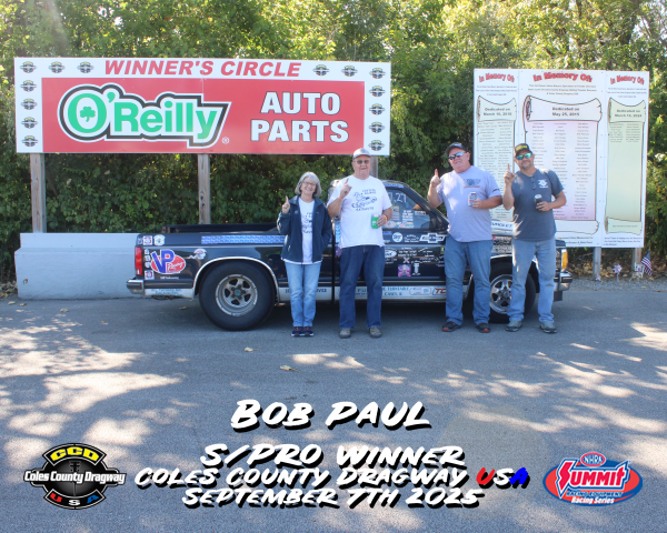 S/Pro Winner - Bob Paul