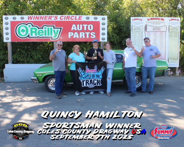 Sportsman Winner - Quincy Hamilton