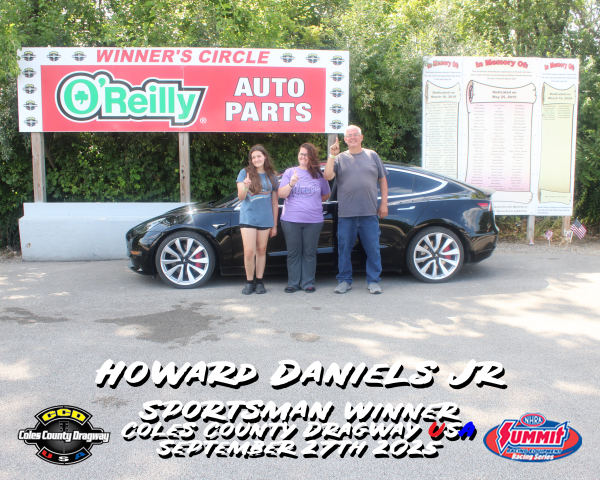 Sportsman Winner - Howard Dainels Jr.