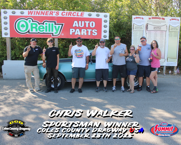 Sportsman Winner - Chris Walker