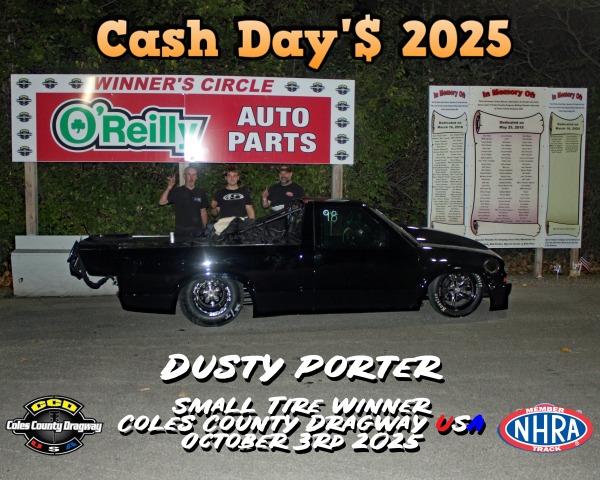 Small Tire Winner - Dusty Porter