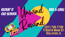 Unwind Rewind - Bar & Grill serving grownup versions of nostalgic favorites. Join us for a good time with an 80s & 90s vibe.